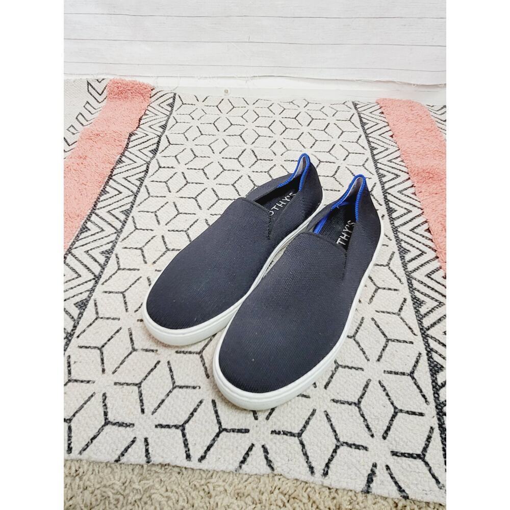 Rothy's The Original Slip On Sneaker in Black, sz 7.5
